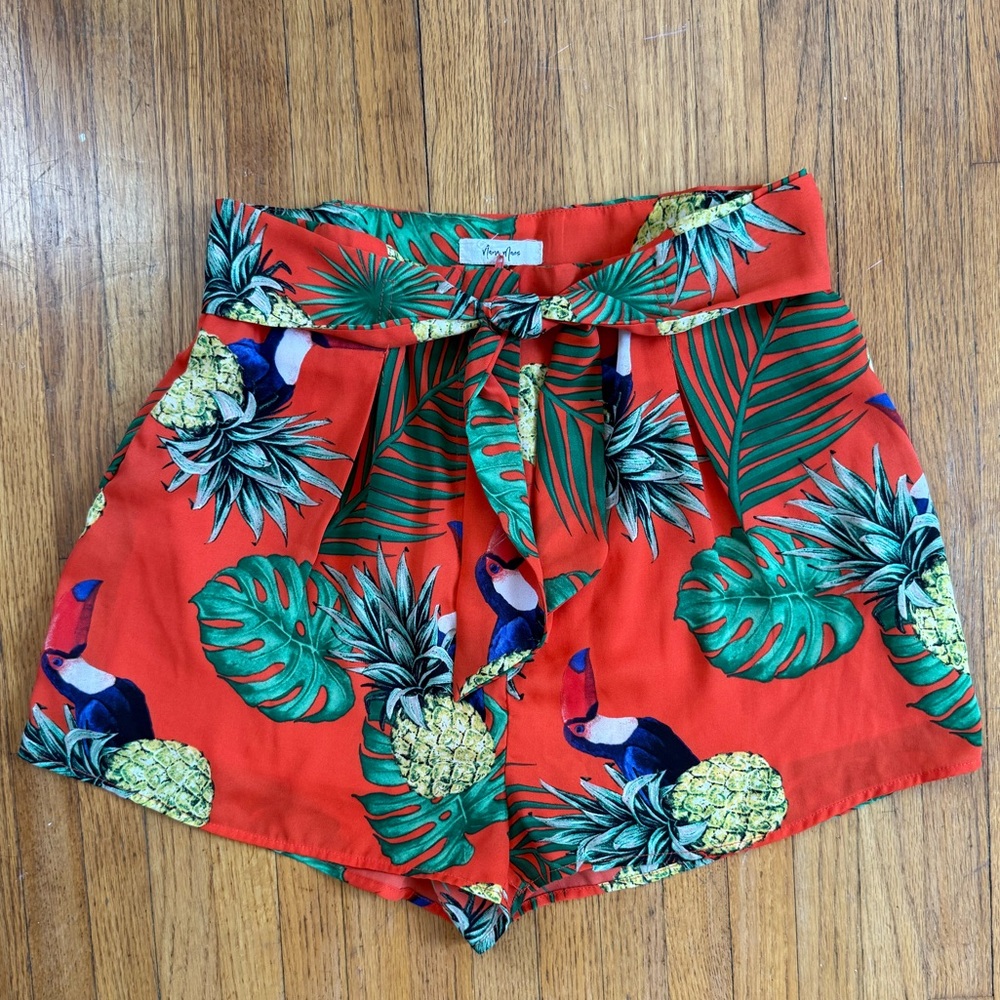 Tropical Tie Shorts